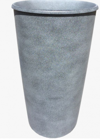 Горшок пластиковый Le cone Графит 18,5л (10) d28см TEK A TEK 1100-28