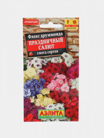 Флокс друммонда Праздничный Салют смесь сортов 0,2гр Аэлита