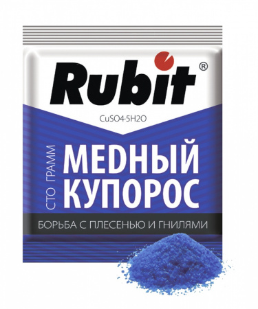 Медный купорос Рубит 100г от болезней раст. (80)