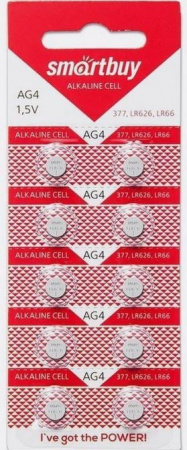 Батарейки Smartbuy часовая AG4-10B