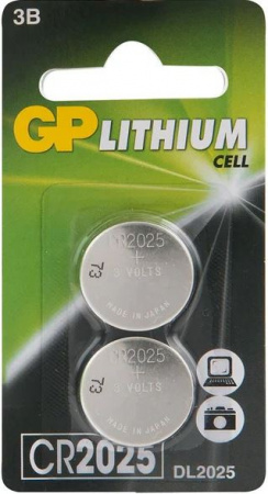 Батарейки GP LITHIUM диск CR2025-5BL