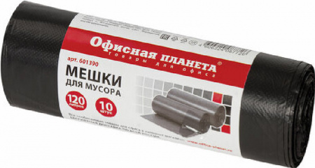 Пакет мусорный "Уфа ПАК" особопрочные 120л, рул/10шт уп/18рул МП7832