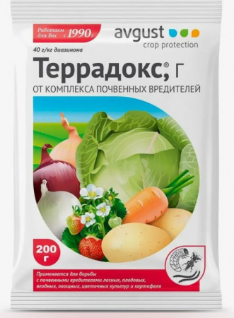 Средство от почвенных вред. ТЕРРАДОКС 200гр, Август