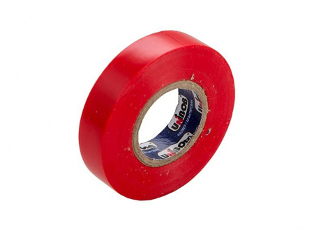 Изолента ПВХ (красная TDA-1365)