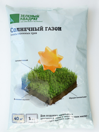 Газон Солнечный 1кг м.у Зеленый квадрат