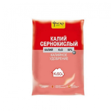 Удобрение на основе КАЛИЯ СЕРНОКИСЛОГО Фаско 1кг (25/800)